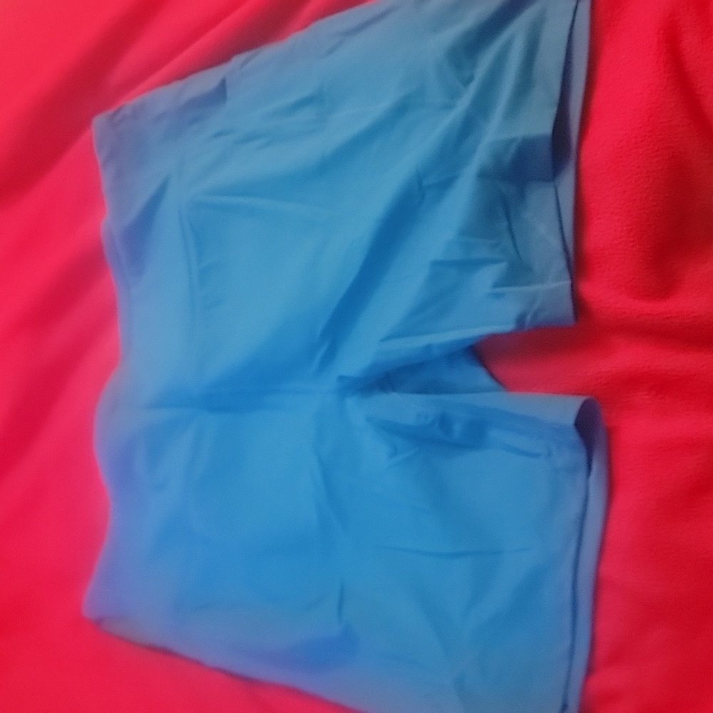 Tek Gear Shapewear, 7" shorts, 2 pockets, teal, 2x, excellent condition!